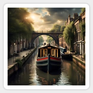 The Narrowboat Sticker